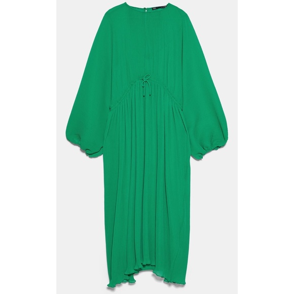 ZARA PLEATED DRESS - Picture 16 of 16